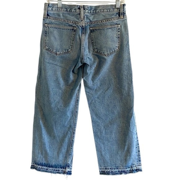 Simon Miller Kara Crop Jeans Women’s Size‎ 25 Wide Leg Low Rise Raw Hem - Picture 7 of 12